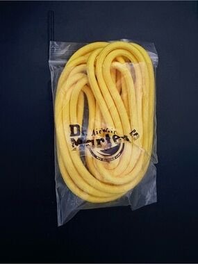 Dr. Martens - Yellow Boot Laces - 65” - Brand New!